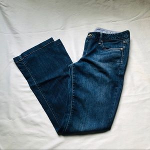 GAP 1969 long & lean dark wash bootcut jeans 10L